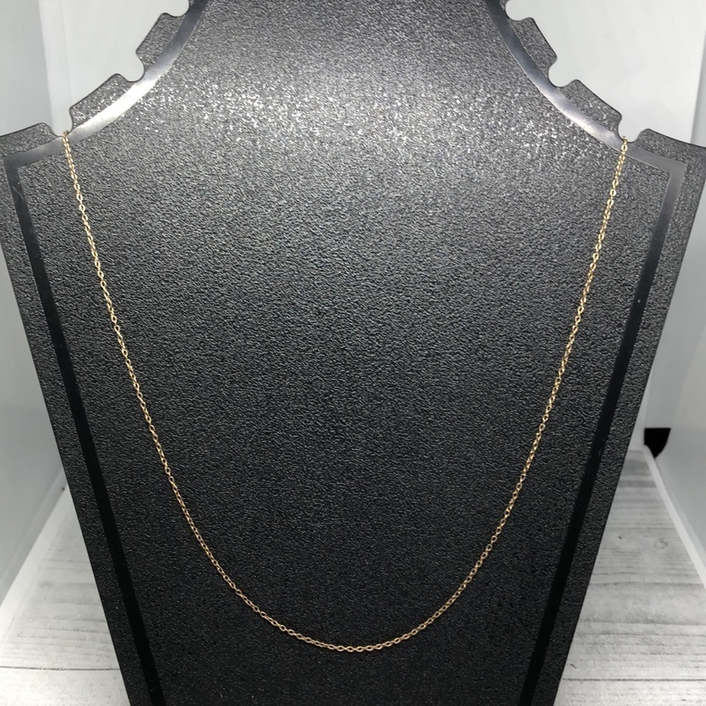 Ross Simons gold over sterling silver dainty chain necklace.